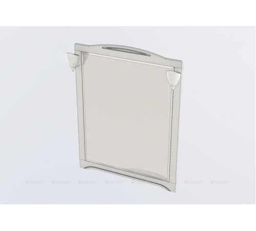 Зеркало Aquanet Луис 90 бежевый без светильника 00173219