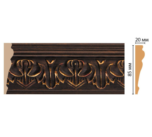 Молдинг DECOMASTER 152B 85х20х2400 мм 152B-966