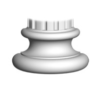 Полуоснование DECOMASTER 90135-4H 220х110х130 мм 90135-4H