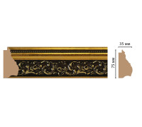 Багет из полистирола DECOMASTER 919-1604B 75х35х2900 мм 919-1604B