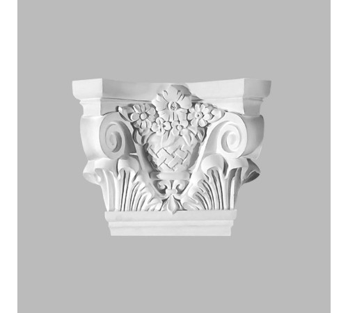 Капитель для пилястры Decomaster 92832-1 420х550х190 мм 92832-1