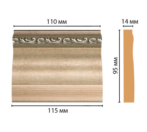 Основание DECOMASTER D204-59 115х95х14 мм D204-59