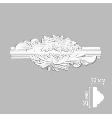 Вставка декоративная угловая DECOMASTER 200x85x12 мм 97012-7