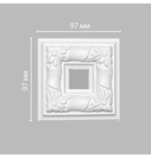 Декоративный элемент DECOMASTER DP-8051D из полиуретана 97x97x23 мм DP-8051D