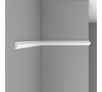 Молдинг DECOMASTER 97010F полиуретановый гибкий гладкий 40x18x2400 мм 97010F