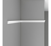 Молдинг гладкий DECOMASTER из полиуретана 33х15х2400 мм 97124