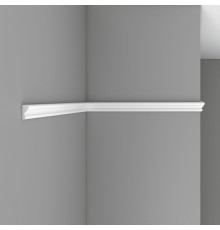 Молдинг гладкий DECOMASTER из полиуретана 33х15х2400 мм 97124