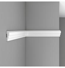 Молдинг гладкий DECOMASTER 75х20х2400 мм 97601