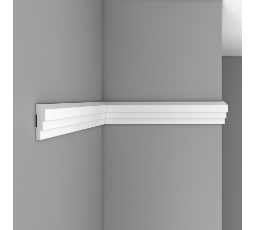 Молдинг гладкий DECOMASTER 75х20х2400 мм 97601