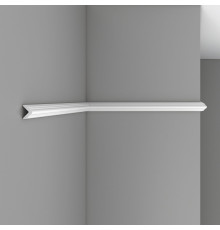 Молдинг гладкий DECOMASTER DP-332F гибкий полиуретан 28х28х2400 мм DP-332F