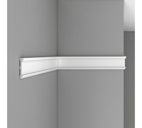 Молдинг гладкий DECOMASTER DT-8033 77х15х2400 мм DT-8033