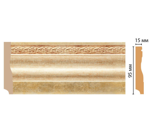 Плинтус напольный DECOMASTER 153-933 ДМ 95х12х2400 мм MAS35295