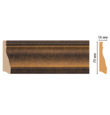 Плинтус напольный DECOMASTER 193 70х16х2400 мм 193-56