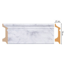 Плинтус напольный DECOMASTER из полистирола 78х21х2400 мм D122-79 ДМ