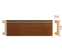 Плинтус напольный DECOMASTER D234-75 DM 58х16х2400 мм D234-75 DM