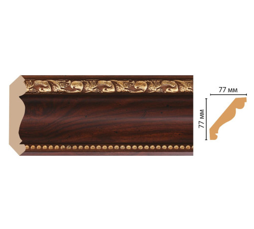 Плинтус потолочный DECOMASTER 154-1084 77х77х2400 мм 154-1084