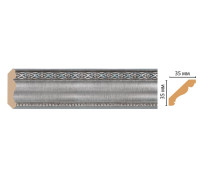 Плинтус потолочный DECOMASTER 155S-55 35х35х2400 мм 155S-55