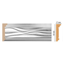 Плинтус потолочный DECOMASTER D219-375 60х17х2400 мм D219-375