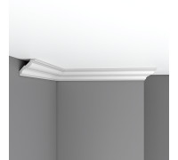 Плинтус потолочный DECOMASTER 96117 гладкий полиуретан 50х50х2400 мм 96117