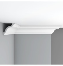 Плинтус потолочный гладкий DECOMASTER 96670 120х120х2400 мм 96670