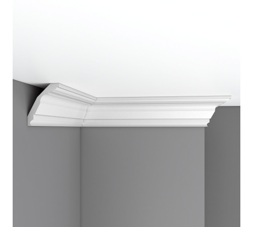 Плинтус потолочный DECOMASTER 96804 полиуретановый 90х70х2400 мм 96804