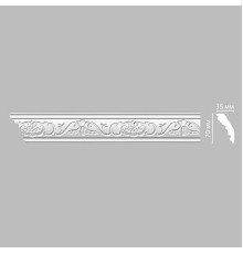 Плинтус потолочный DECOMASTER DT-9 с рисунком 70х35х2400 мм DT-9