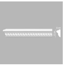 Молдинг с рисунком Decomaster DT-6020 полиуретан 63х32х2400 мм DT-6020