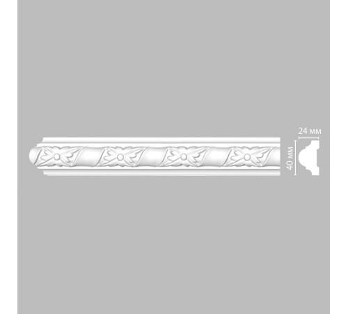 Молдинг с рисунком Decomaster DT-8051 полиуретан 40х24х2400 мм DT-8051