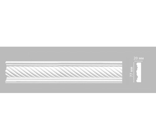 Молдинг с рисунком Decomaster DT-9060A полиуретан 77х20х2400 мм DT-9060A