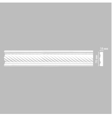Молдинг с рисунком Decomaster DT-9060 полиуретан 76х18х2400 мм DT-9060
