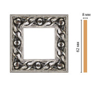 Вставка декоративная цветная Decomaster 62х62х8 мм 130-2-44