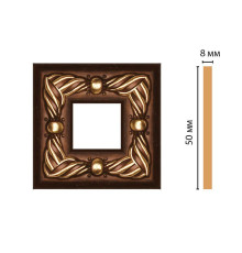Вставка декоративная цветная Decomaster 50х50х8 мм 130-2-51