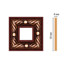 Вставка декоративная цветная Decomaster 50х50х8 мм 130-2-52