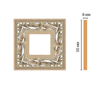 Вставка декоративная цветная Decomaster 50х50х8 мм 130-2-59