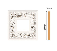 Вставка декоративная цветная Decomaster 50х50х8 мм 130-2-60