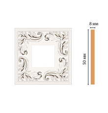 Вставка декоративная цветная Decomaster 50х50х8 мм 130-2-60