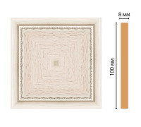 Вставка декоративная цветная Decomaster 100х100х8 мм 185-2-13