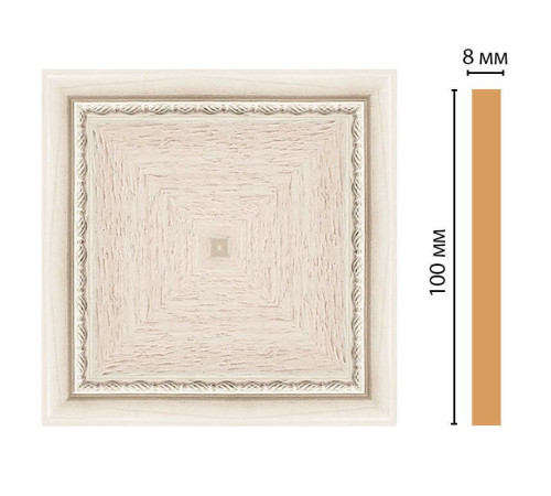 Вставка декоративная цветная Decomaster 100х100х8 мм 185-2-13