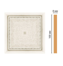 Вставка декоративная цветная Decomaster 100х100х8 мм 185-2-15