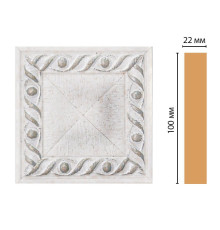 Вставка декоративная DECOMASTER D207 100x100x22 мм D207-42