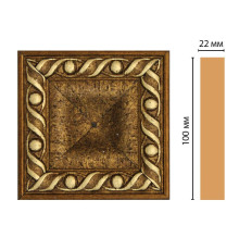 Вставка декоративная DECOMASTER D207 100x100x22 мм D207-43