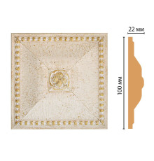 Вставка декоративная Decomaster D209-41 100x100x22 мм D209-41