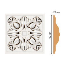 Вставка декоративная Decomaster D209-60 100x100x22 мм D209-60