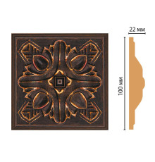 Вставка декоративная DECOMASTER D209-966 100x100x22 мм D209-966