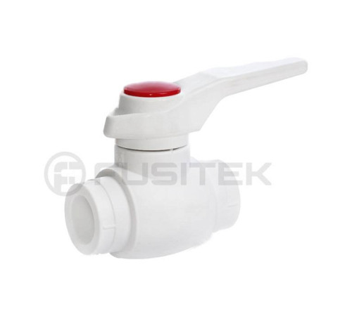 Кран шаровой полипропиленовый Fusitek для ГВС 63 мм FT07106