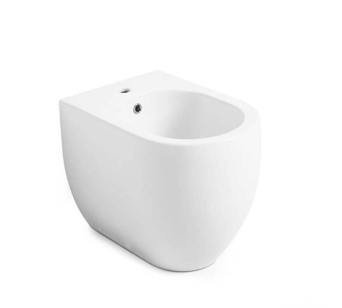 Биде напольное приставное Kerasan Flo 55х37 см 312401