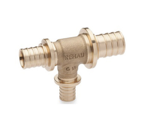 Тройник REHAU RAUTITAN 25-32-25 бронза RX+ 14571063001