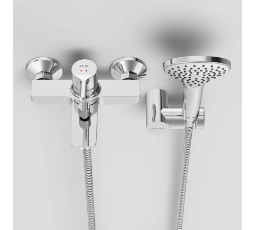 Смеситель для ванны и душа AM.PM X-Joy с душевым набором F85B15000