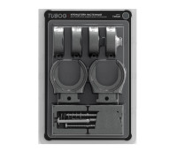 Комплект настенных кронштейнов RIFAR TUBOG (3 кронштейна и 2 упора) Титан матовый NKT01TI