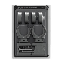 Комплект настенных кронштейнов RIFAR TUBOG (3 кронштейна и 2 упора) Титан матовый NKT01TI